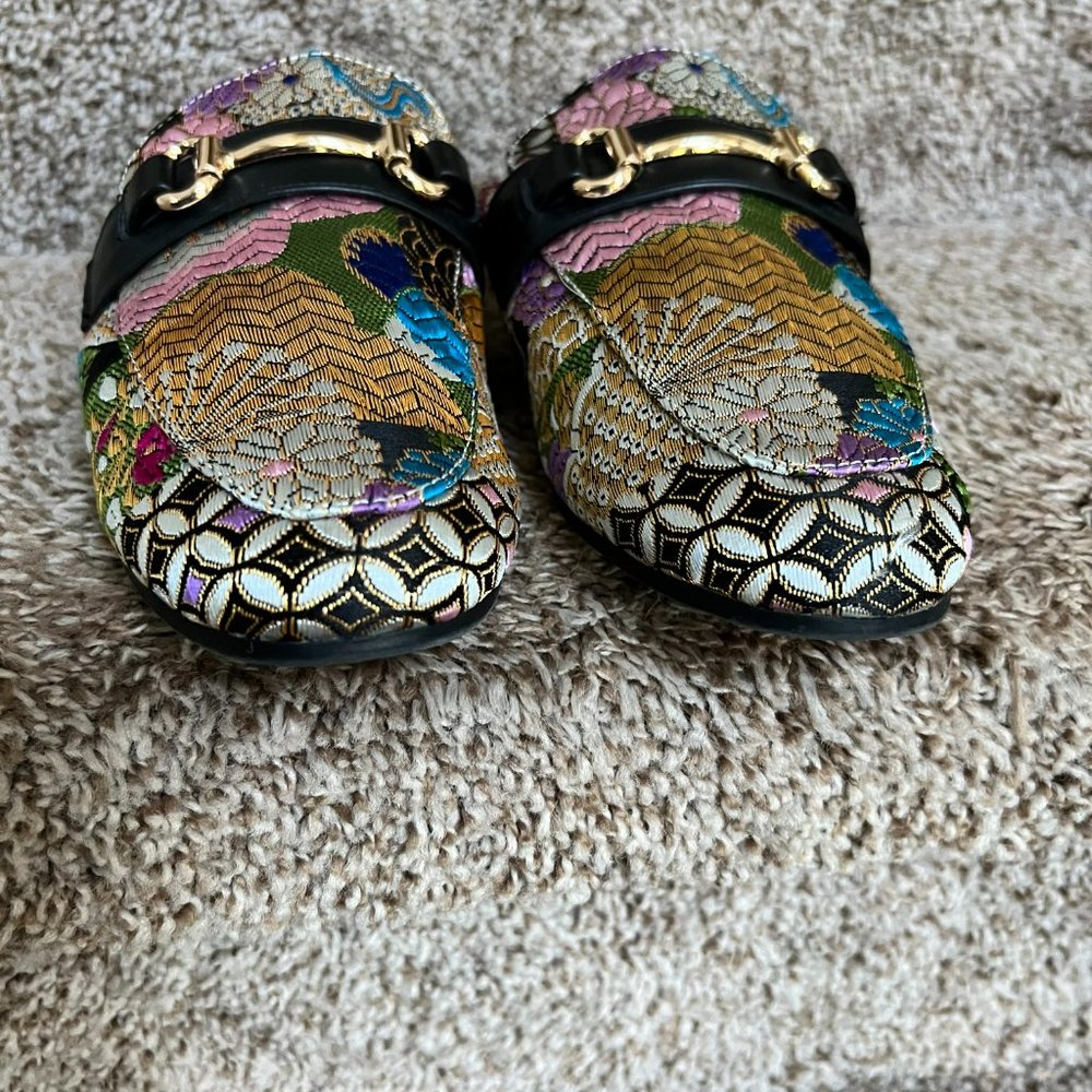 Steve Madden Revolt Fabric Slide On Open Back Sho… - image 5